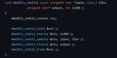 sha512 function